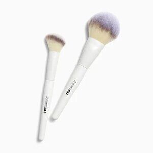 TYS White Powder and Blush Brush Set